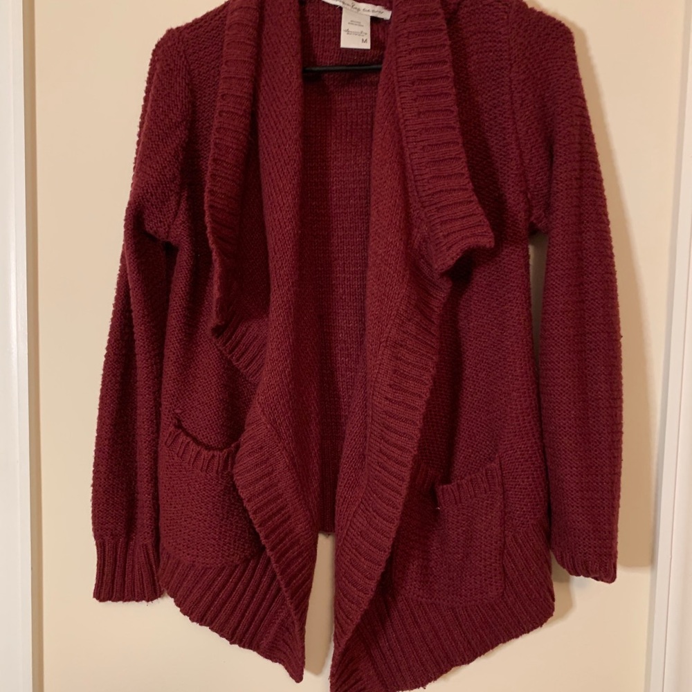 Cozy red sweater